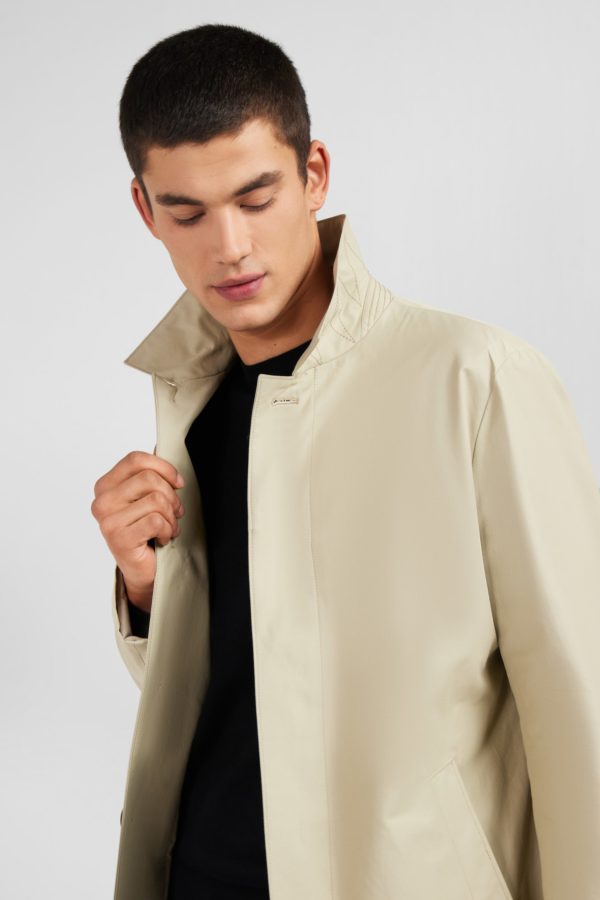 Imperméable Uni Beige Eden Park – Image 3