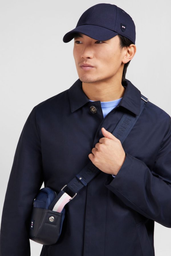 Imperméable Uni Bleu Marine Eden Park – Image 3