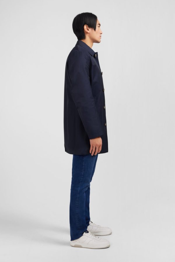 Imperméable Uni Bleu Marine Eden Park – Image 5