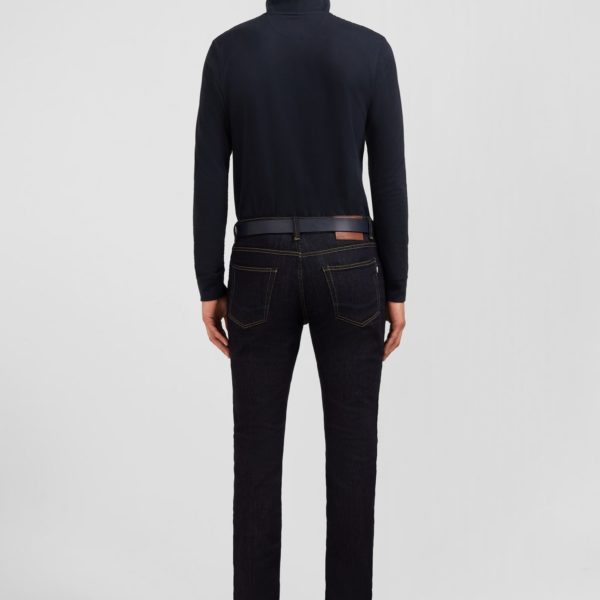 Jean Bleu Marine En Coton Extensible Eden Park