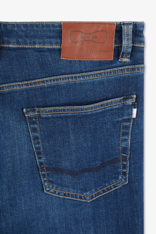 Jean Slim Bleu En Coton Extensible Eden Park – Image 6