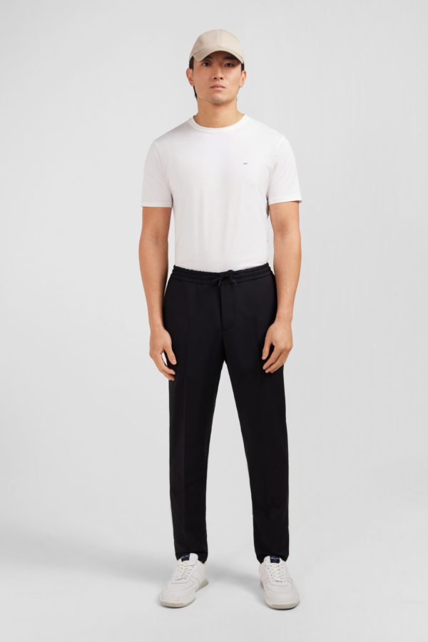 Pantalon Taille Élastiquée Noir Eden Park – Image 3