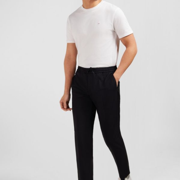 Pantalon Taille Élastiquée Noir Eden Park