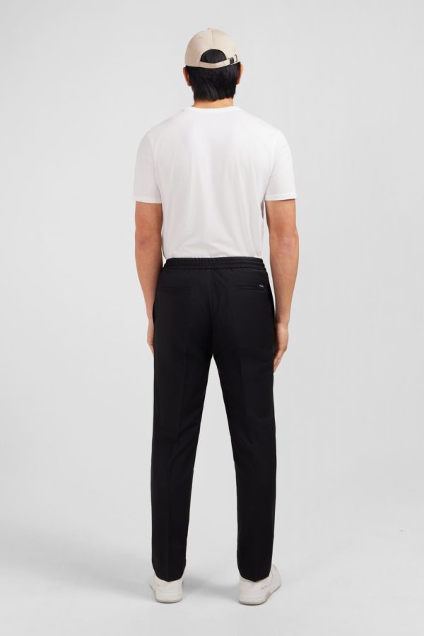 Pantalon Taille Élastiquée Noir Eden Park – Image 2