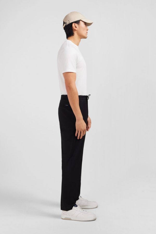 Pantalon Taille Élastiquée Noir Eden Park – Image 5