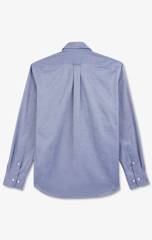 Chemise Bleu Marine Unie En Coton Eden Park – Image 3