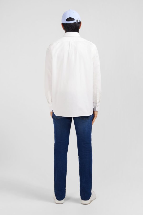 Chemise Blanche Unie En Coton Eden Park – Image 5