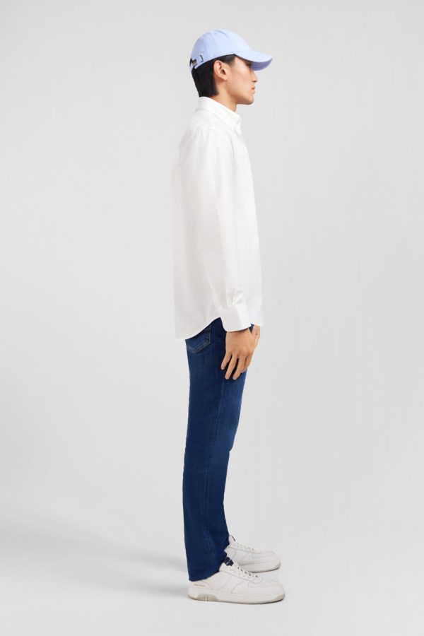 Chemise Blanche Unie En Coton Eden Park – Image 4