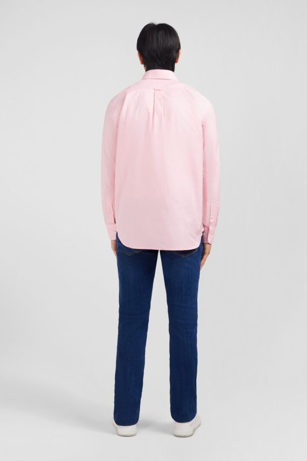 Chemise Rose Unie En Coton Eden Park – Image 4