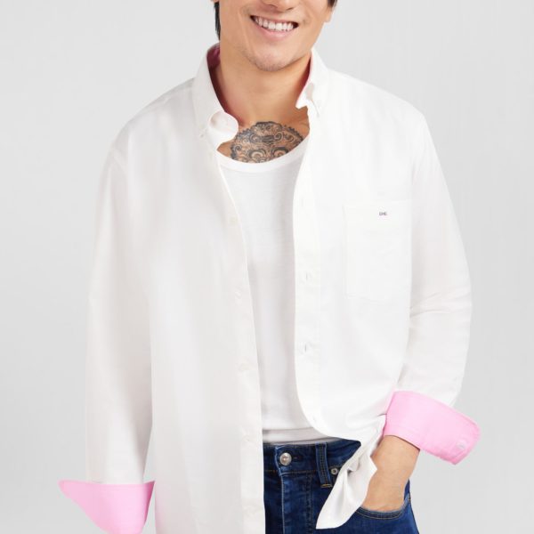 Chemise Blanche En Twill De Coton Eden Park