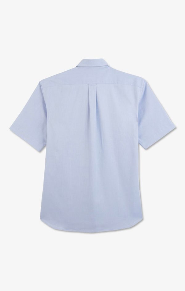 Chemisette Bleu Unie En Coton Eden Park – Image 3