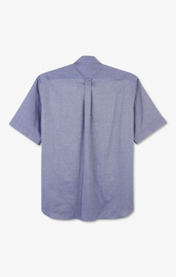 Chemisette Bleu Marine Unie En Coton Eden Park – Image 3
