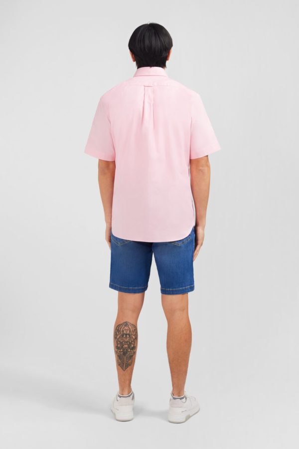 Chemisette Rose Unie En Coton Eden Park – Image 5