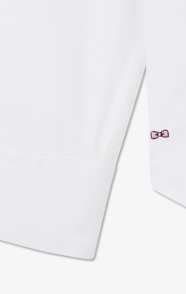 Chemise Blanche Slim En Popeline Stretch Eden Park – Image 7