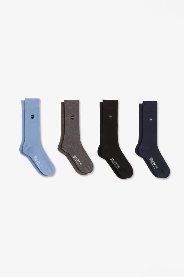 Coffret De Quatre Paires De Chaussettes Unies Eden Park