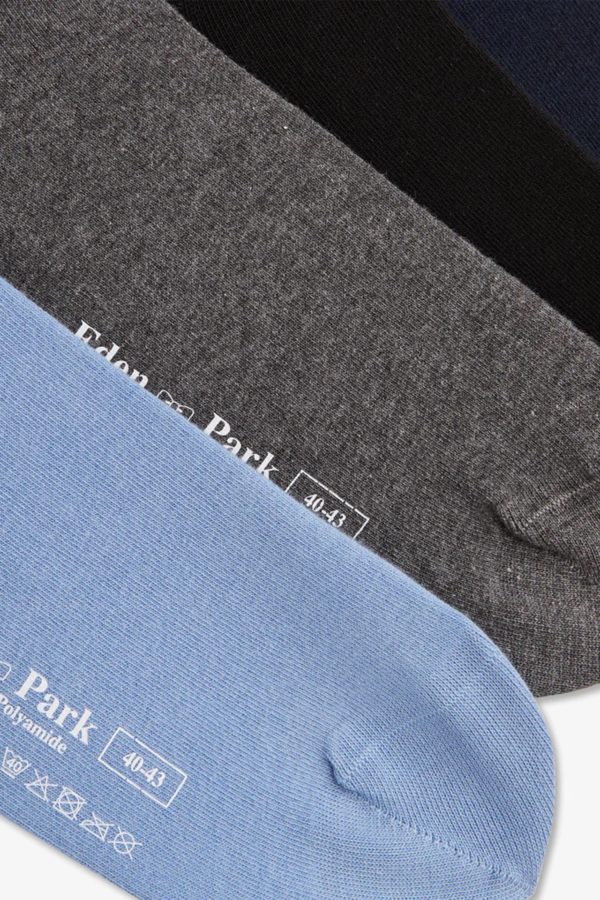 Coffret De Quatre Paires De Chaussettes Unies Eden Park – Image 3
