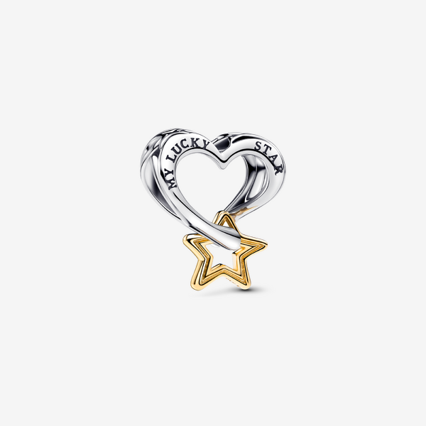 Bracelet Composé Charm Bonne Étoile & Cœur - Pandora