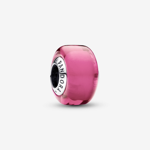 Bracelet Composé Charm Love et Mini Murano Rose - Pandora