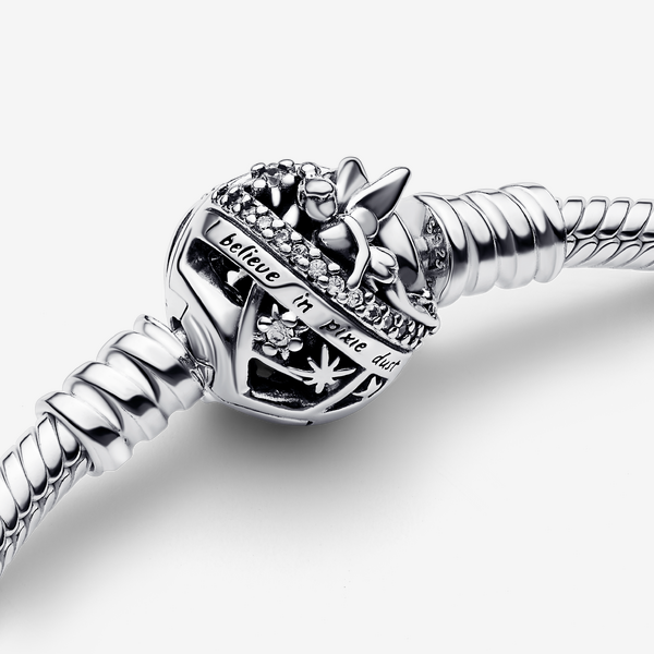 Bracelet Maille Serpent Fermoir Fée Clochette Moments Disney - Pandora
