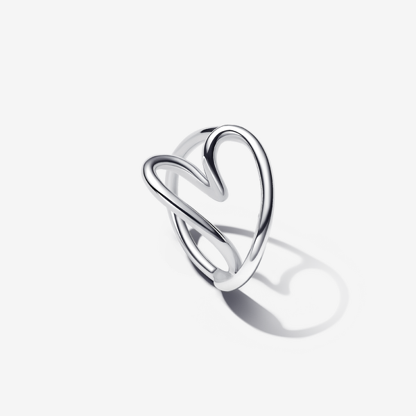 Parure Bague & Collier Cœur Organique - Pandora