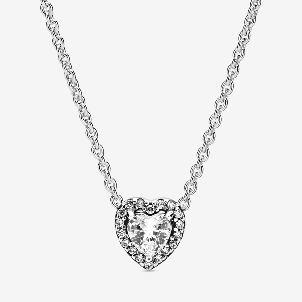 Parure Bague et Collier Cœur Surélevé - Pandora