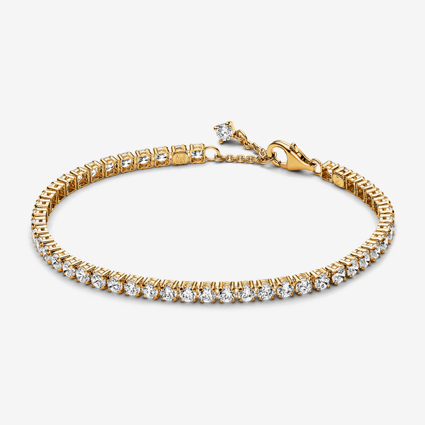 Parure Bracelet Rivière & Clous d’Oreilles Cœur - Pandora