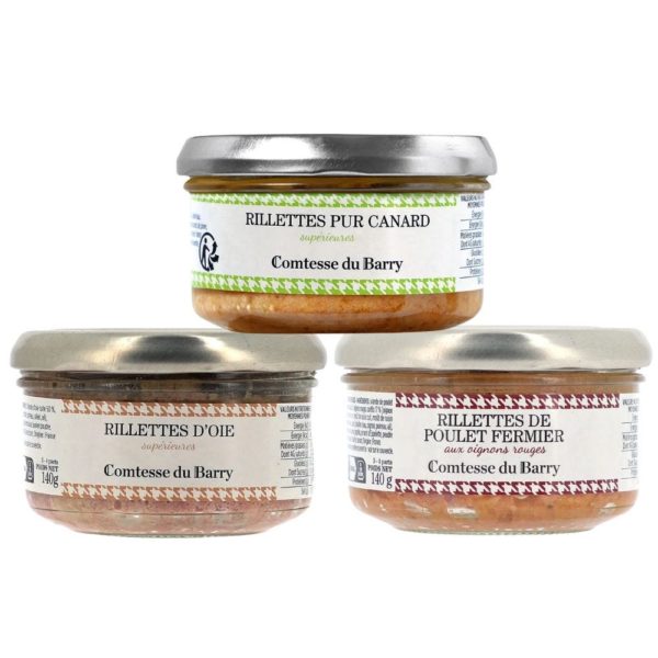 Assortiments Rillettes de volaille-Comtesse du Barry