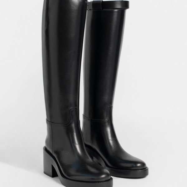 Stan Heel Riding Boots - ANN DEMEULEMEESTER