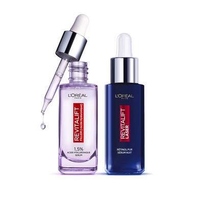 Revitalift Laser  Coffret Duo Sérums Anti-Âge Jour & Nuit – L’Oréal Paris