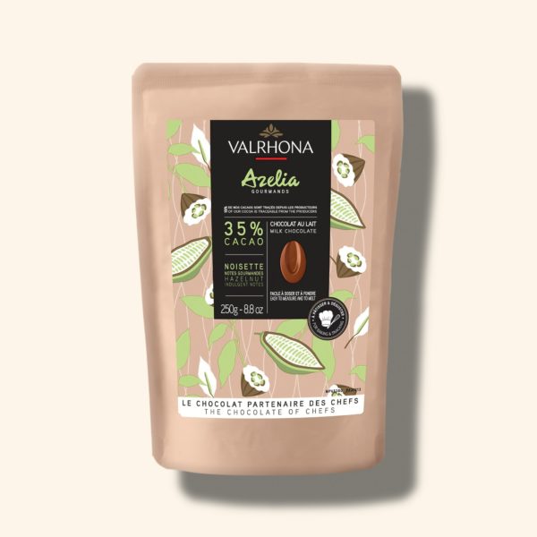 Chocolat au lait pour la pâtisserie Azélia 35% - 250g - VALRHONA