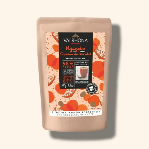 Copeaux de chocolat Nyangbo 68% - 250g - VALRHONA