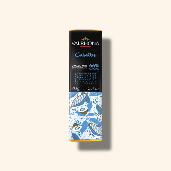 Mini tablette Caraïbe 66% – 20g – VALRHONA