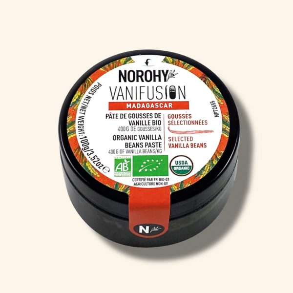 Pâte de gousses de vanille Bio de Madagascar - 100g - NOROHY