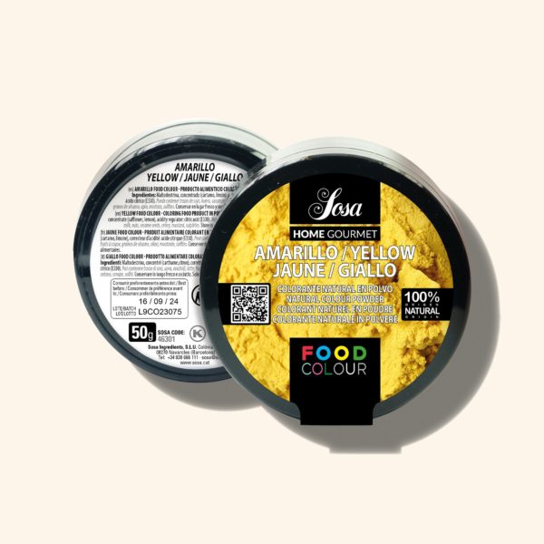 Produit alimentaire colorant jaune en poudre - 20g - SOSA