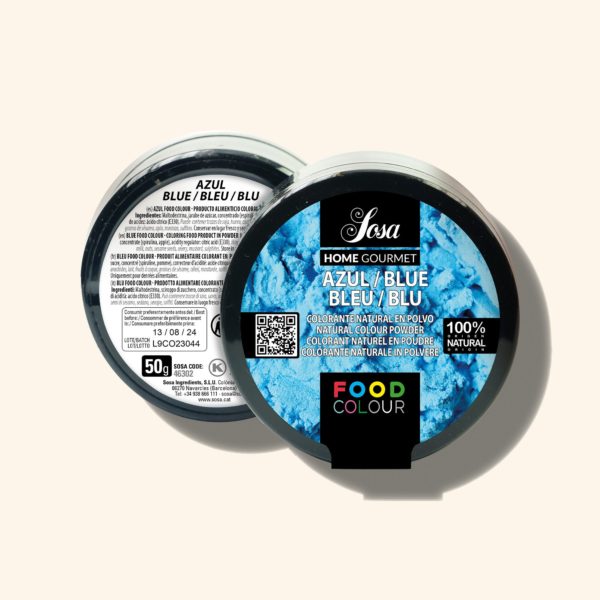 Produit alimentaire colorant bleu en poudre - 20g - SOSA