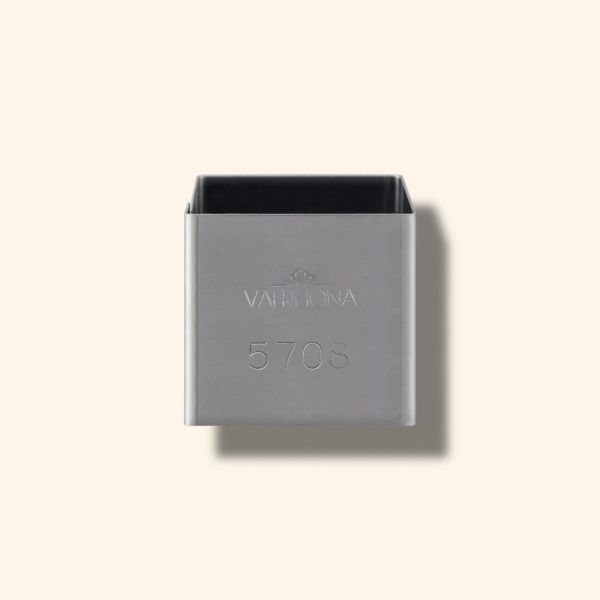 Cube en inox 5 x 5 x 5cm - VALRHONA