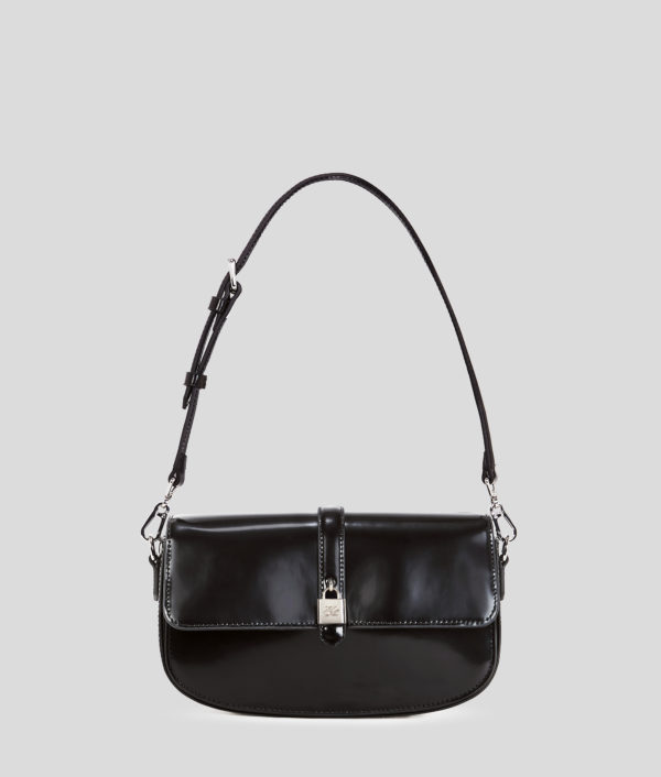 Karl Lagerfeld, K/autograph Leather Shoulder Bag, Femme, Noir, Taille: X00