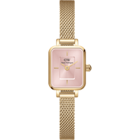 Daniel Wellington DW Montre 15.4x18.2mm Quadro Mini Evergold Blush Gold