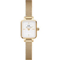 Daniel Wellington DW Montre 15.4x18.2mm Quadro Mini Evergold Gold