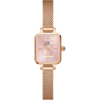 Daniel Wellington DW Montre 15.4x18.2mm Quadro Mini Melrose Blush Rose Gold
