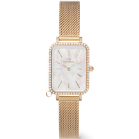 Daniel Wellington DW Montre 20x26mm Quadro Crystal Zodiac Evergold Gold