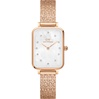 Daniel Wellington DW Montre 20x26mm Quadro Lumine Pressed Piano Rose Gold