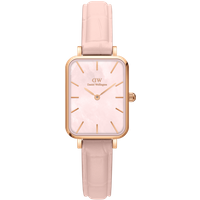 Daniel Wellington DW Montre 20x26mm Quadro Pressed Rouge Rose Gold
