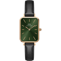 Daniel Wellington DW Montre 20x26mm Quadro Pressed Sheffield Emerald Rose Gold