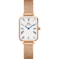 Daniel Wellington DW Montre 20x26mm Quadro Roman Numerals Melrose Rose Gold