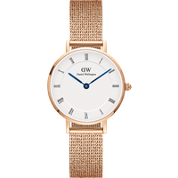 Daniel Wellington DW Montre 28mm Petite Roman Numerals Melrose Rose Gold