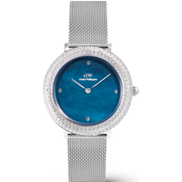 Daniel Wellington DW Montre 32mm Crystalline Bezel Sterling Blue Silver