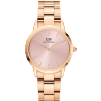 Daniel Wellington DW Montre 28mm Iconic Link Rose Gold