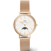 Daniel Wellington DW Montre 32mm Petite Lune Melrose Rose Gold