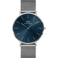 Daniel Wellington DW Montre 40mm Classic Mesh Arctic Silver